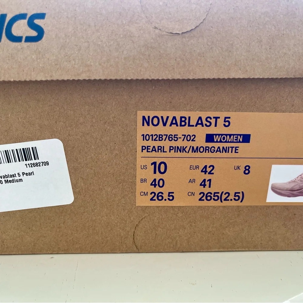 *New* ASICS Novablast 5 Pearl Pink - Picture 2 of 6